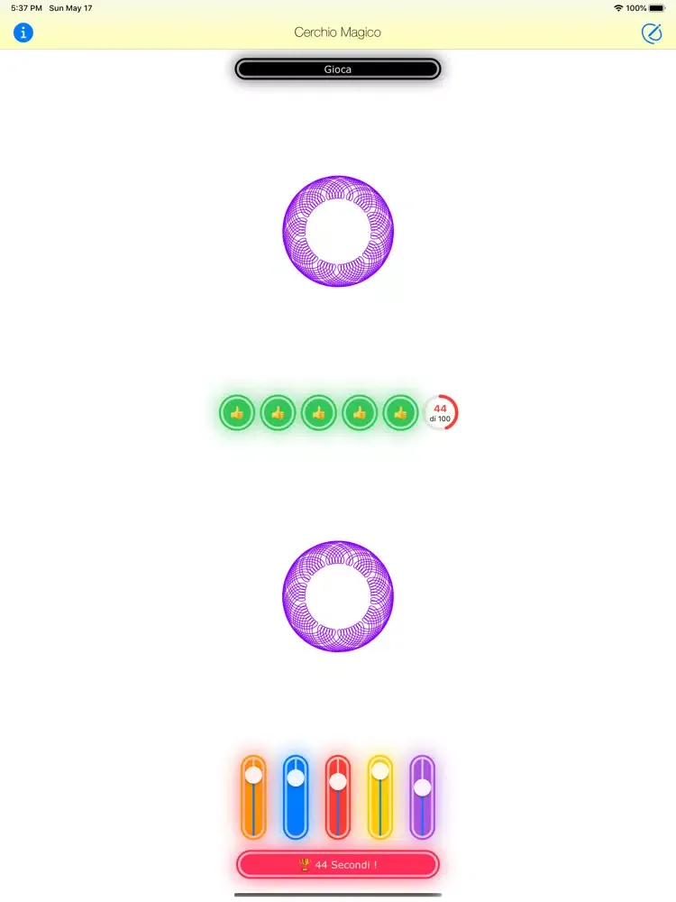 Cerchio Magico Spirografo iPad スクリーンショット