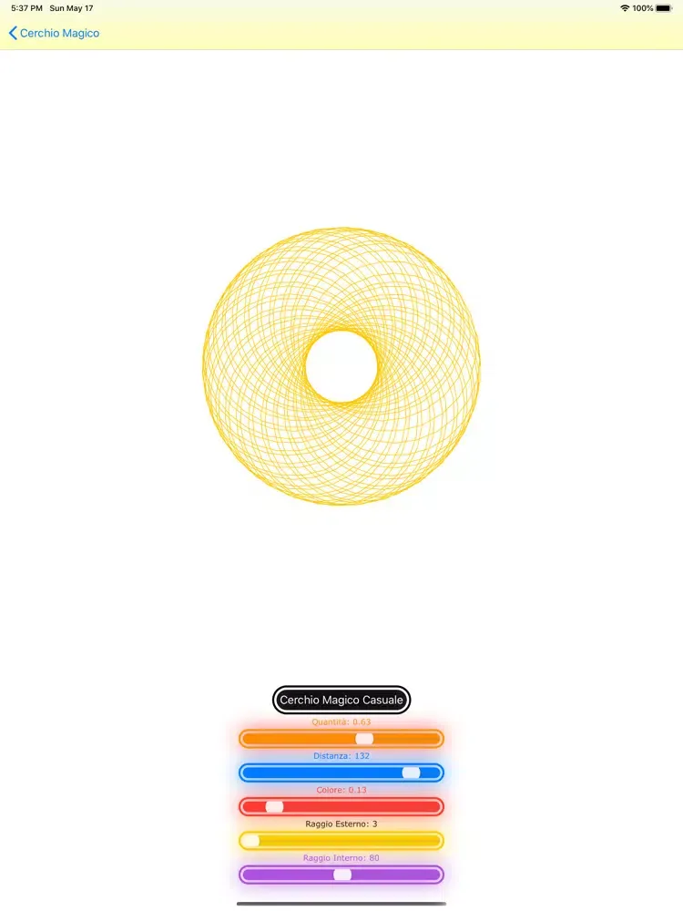 Cerchio Magico Spirografo iPad スクリーンショット