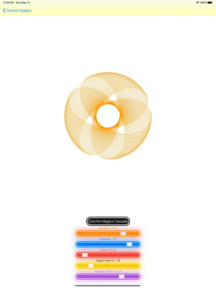 Cerchio Magico Spirografo iPad スクリーンショット