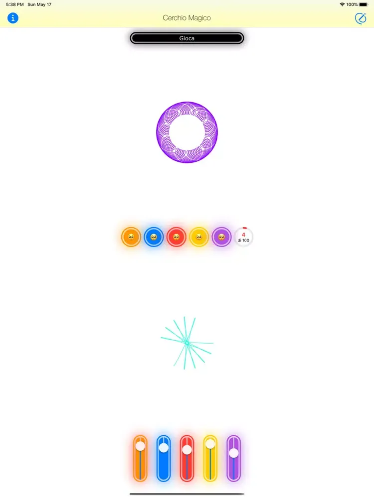 Cerchio Magico Spirografo iPad スクリーンショット