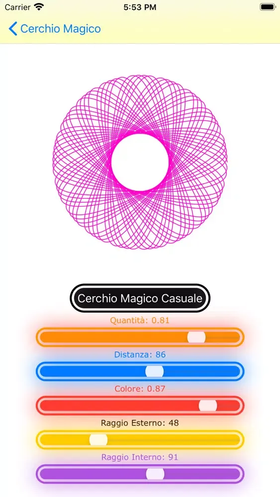 Cerchio Magico Spirografo スクリーンショット