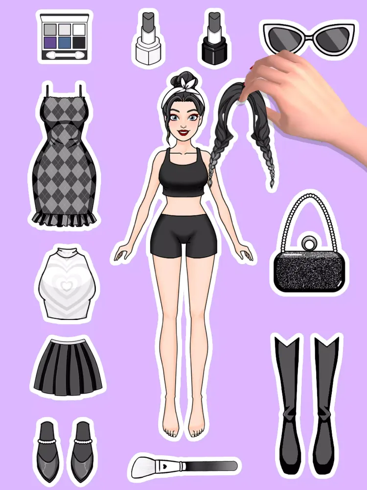 Paper Doll DIY Dress Up Games Screenshots