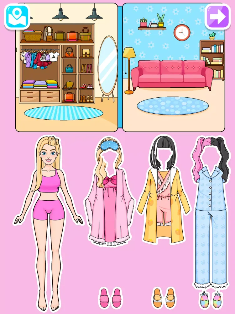 Paper Doll DIY Dress Up Games Screenshots
