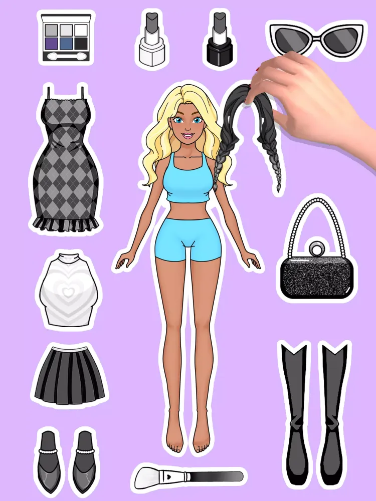 Paper Doll DIY Dress Up Games Screenshots