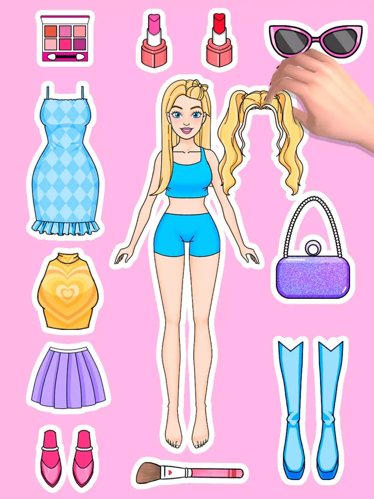 Paper Doll DIY Dress Up Games Screenshots