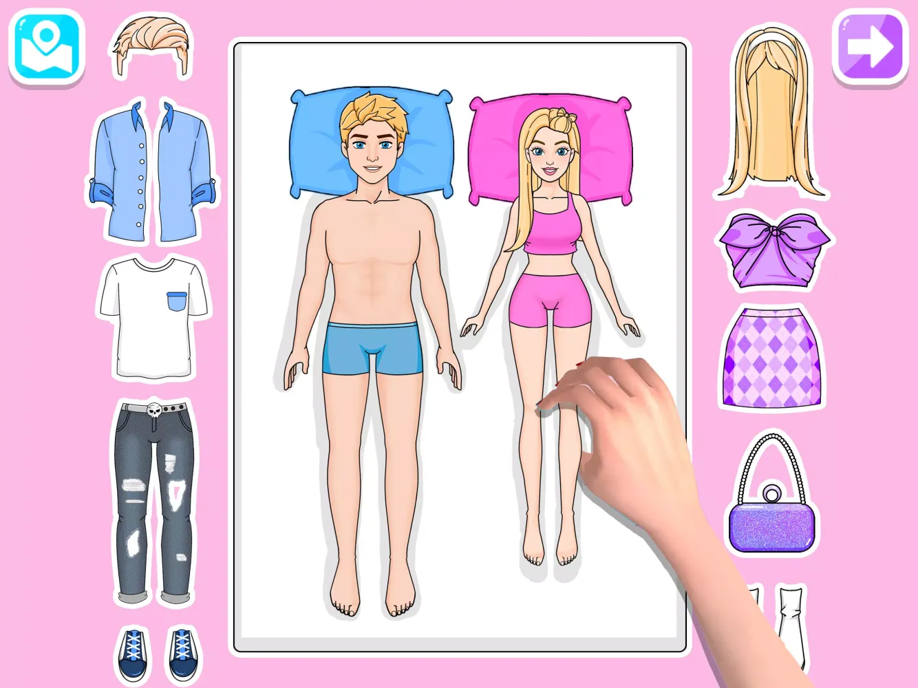 Paper Doll DIY Dress Up Games Screenshots
