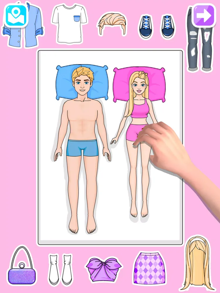 Paper Doll DIY Dress Up Games Screenshots