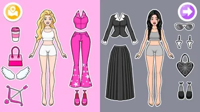 Paper Doll Dress Up DIY Games. Screenshots