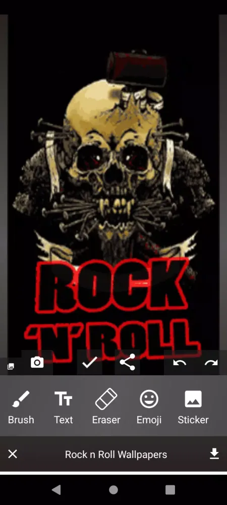Capturas de pantalla de Rock n Roll Wallpapers