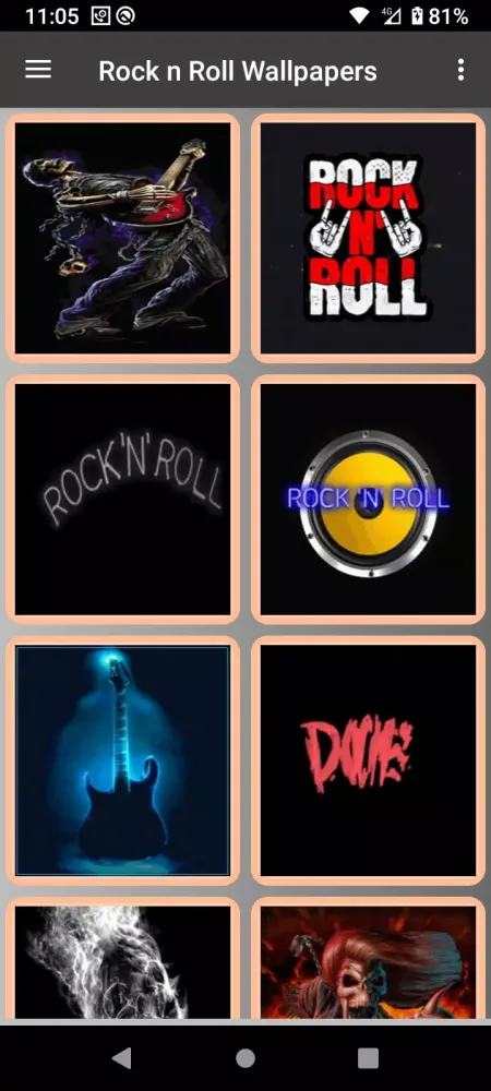 Capturas de pantalla de Rock n Roll Wallpapers