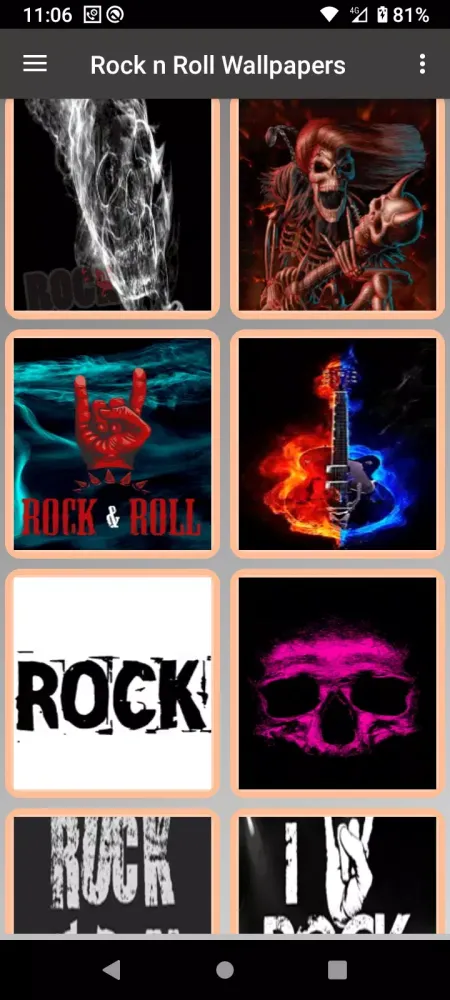 Capturas de pantalla de Rock n Roll Wallpapers