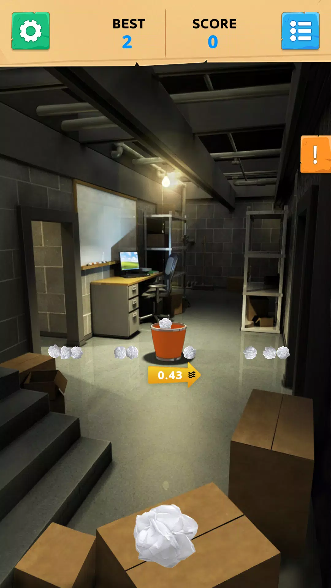 Paper Toss Screenshots1