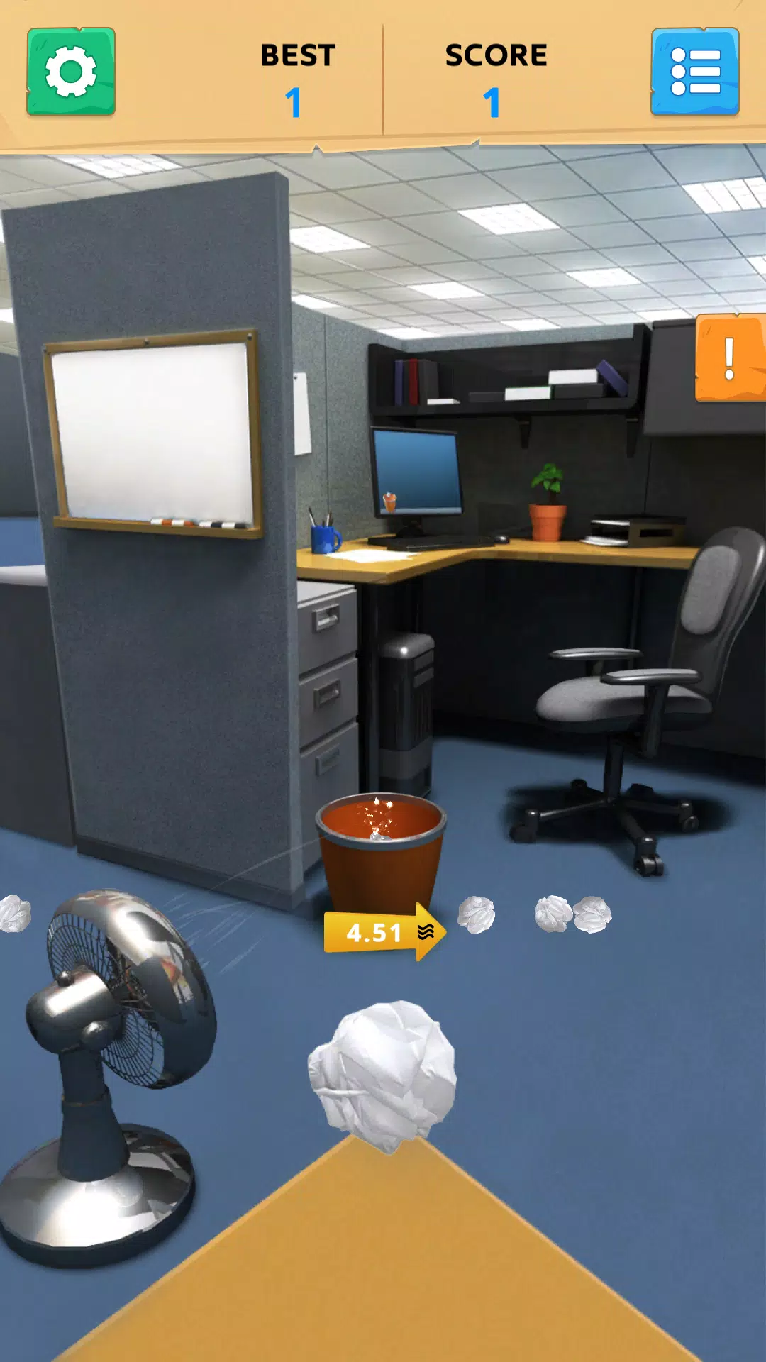 Paper Toss Screenshots2