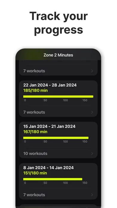 Capturas de tela do Aerobic Pro: Zone 2 Training
