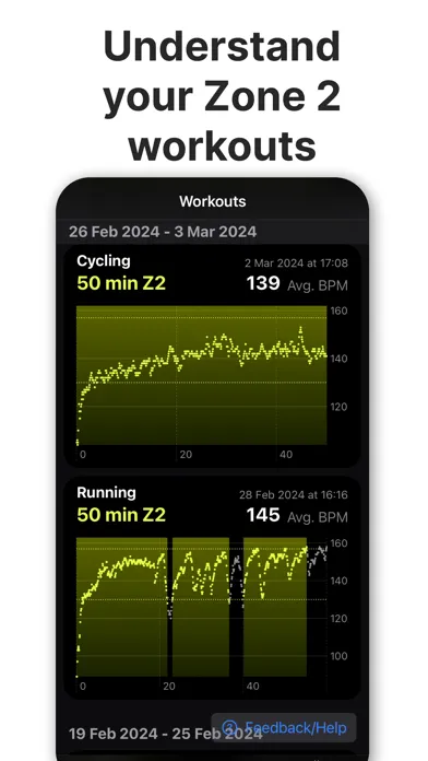 Capturas de tela do Aerobic Pro: Zone 2 Training