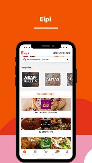Tangkapan layar Eipi Eats