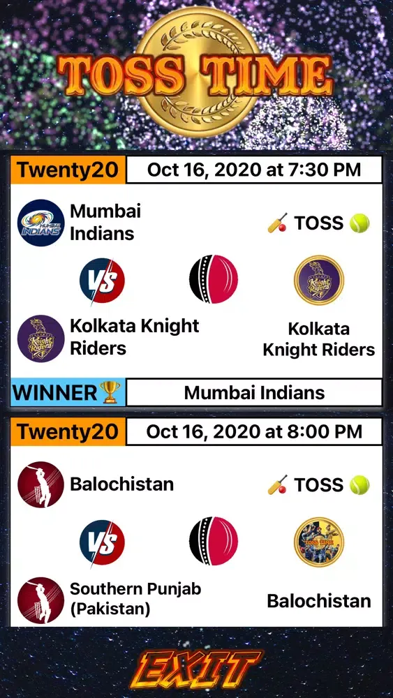 Toss Time:Live Cricket Updates Screenshots