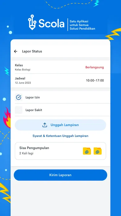 Zrzuty ekranu SCOLA LMS Untuk Orang Tua