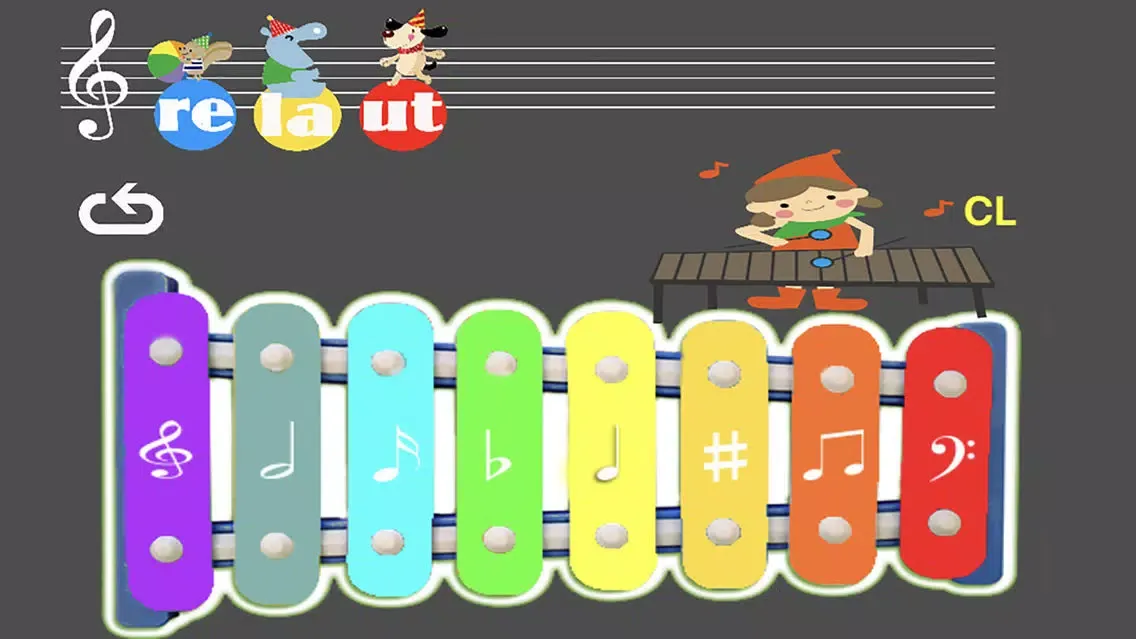 Piano à clavier arc-en-ciel স্ক্রিনশট