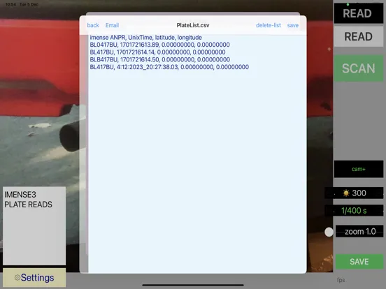 ParkingPlates iPad  Screenshots