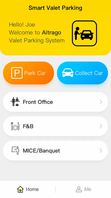Captures d'écran de VPS Valet Parking System