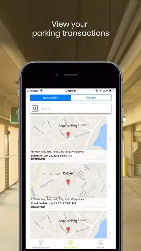 Screenshot di Parking J