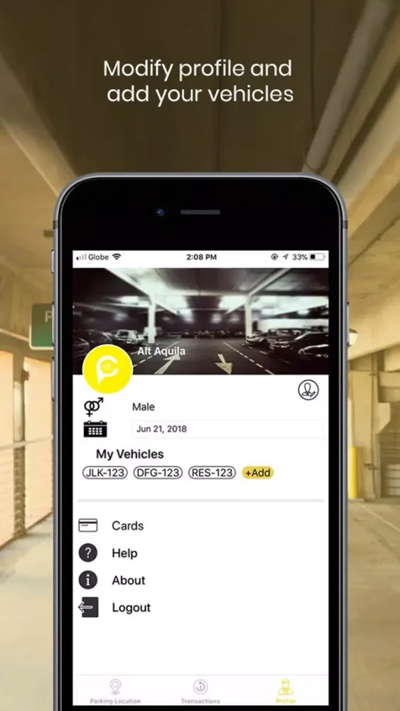 Screenshot di Parking J
