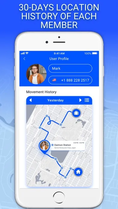 Tangkapan skrin Get Location - Share and Find