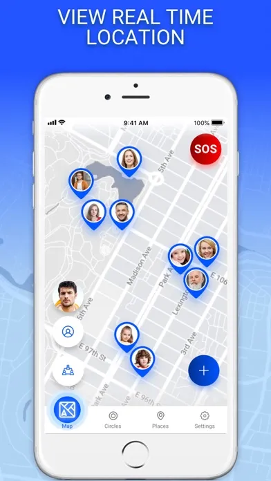 Tangkapan skrin Get Location - Share and Find
