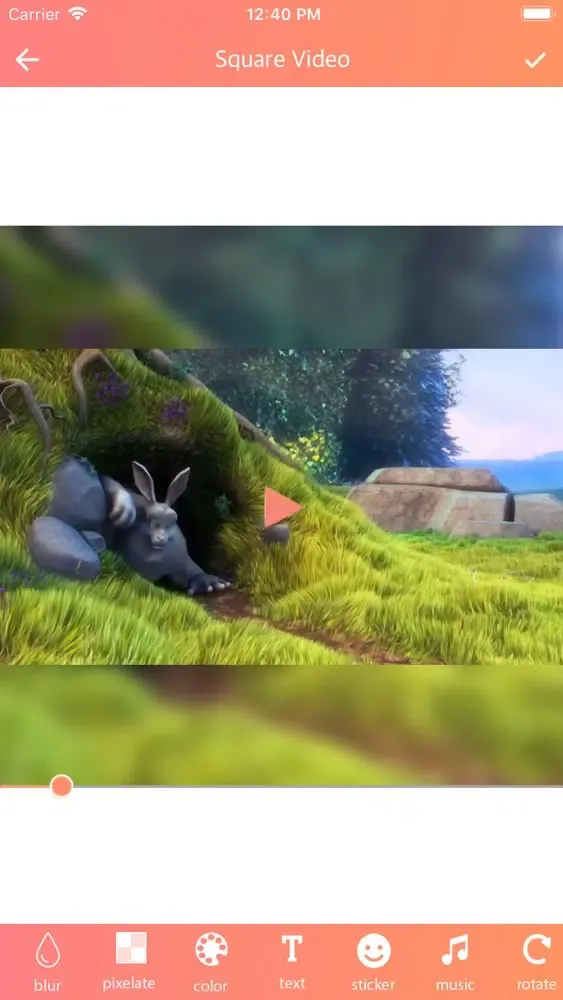No Crop - Square Video Screenshots