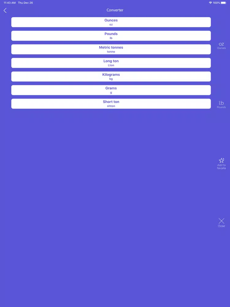 Скриншоты Unit Converter - (All In One) iPad 
