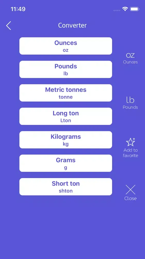 Screenshot di Unit Converter - (All In One)