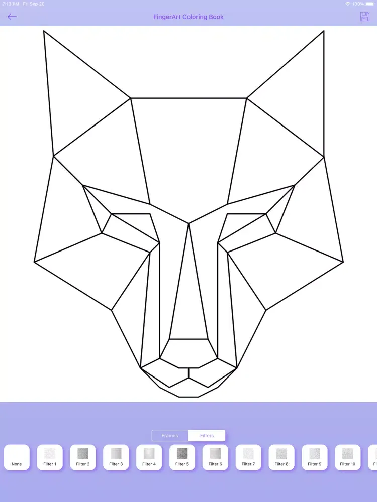 Tangkapan skrin Animal Sketch Color Book iPad 