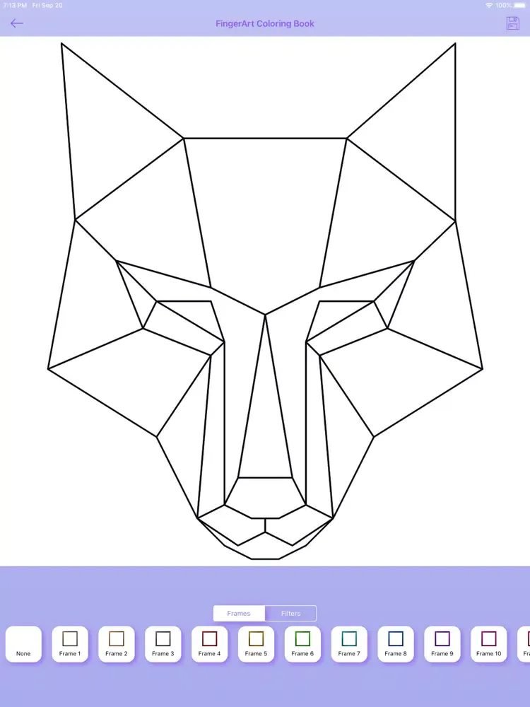 Tangkapan skrin Animal Sketch Color Book iPad 