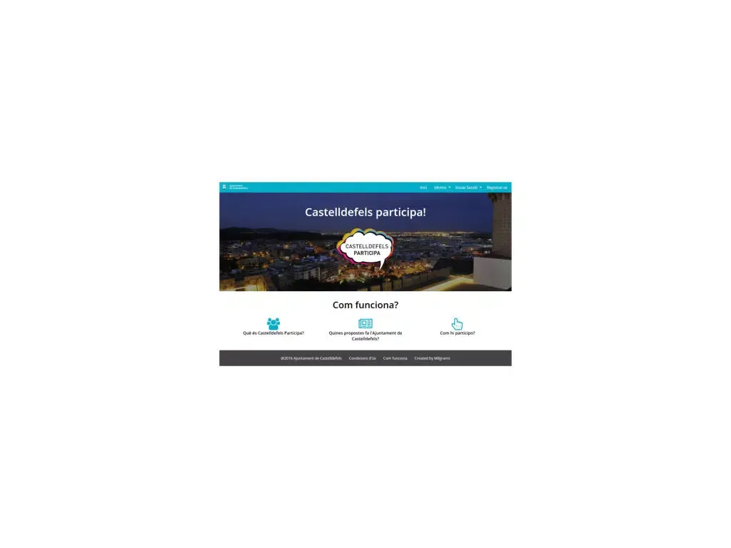 تصاویر Castelldefels Participa iPad 