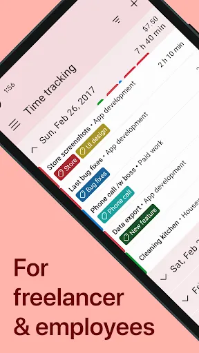 WorkingHours - Time Tracking应用截图