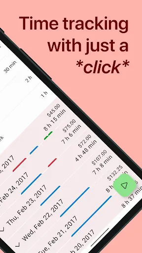 WorkingHours - Time Tracking应用截图