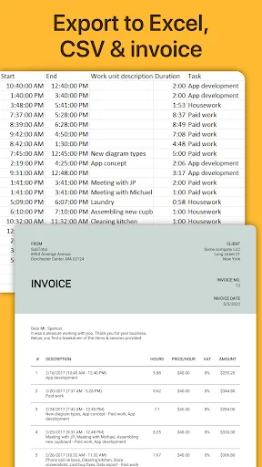 WorkingHours - Time Tracking应用截图