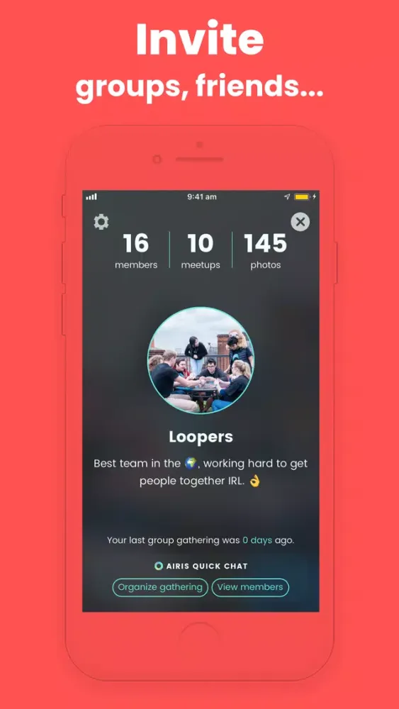 Tangkapan skrin Loop: get friends together