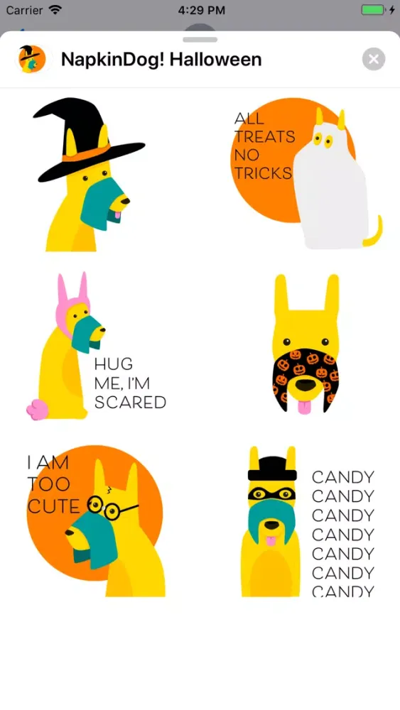 NapkinDog! Halloween应用截图
