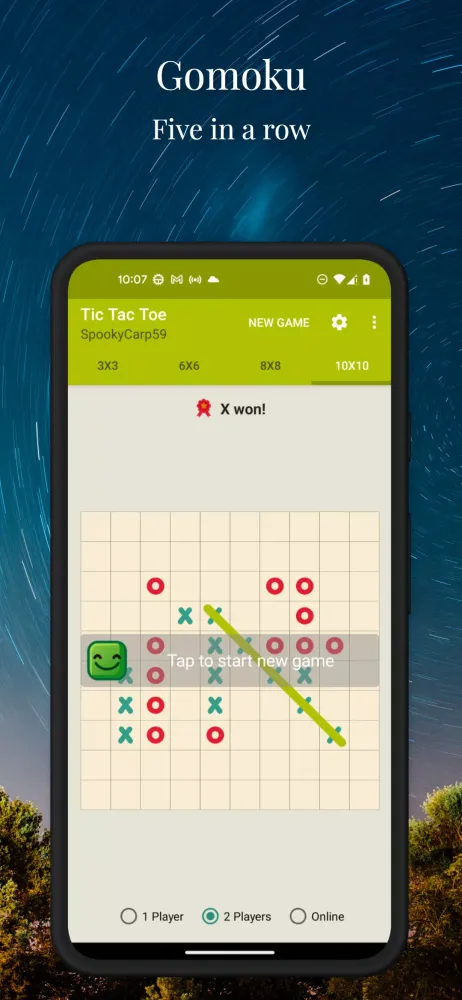 Скриншоты Tic Tac Toe