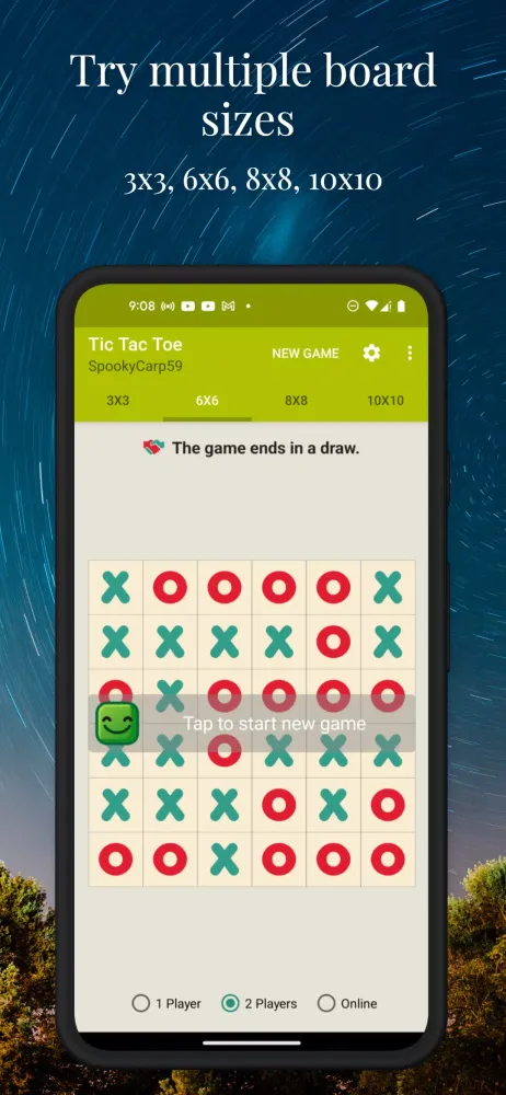 Скриншоты Tic Tac Toe