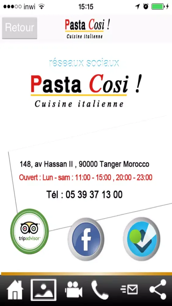 Zrzuty ekranu Pasta Cosi