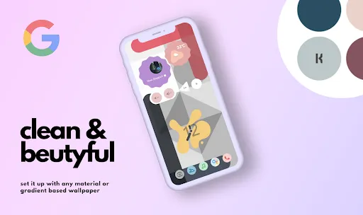 Pastel KWGT Screenshots