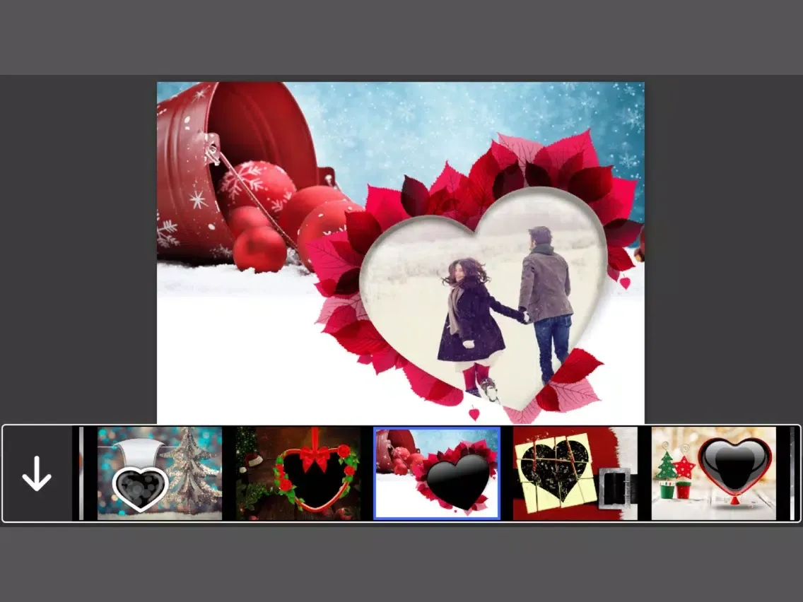 3D Christmas Photo Frame - Amazing Picture Frames & Photo Editor iPad  Ekran Görüntüleri