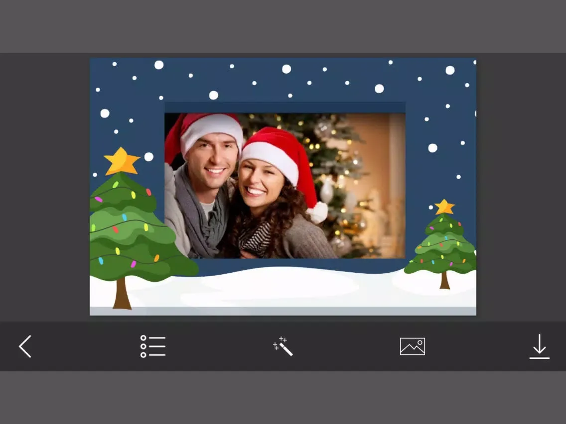 Christmas Photo Frame - Amazing Picture Frames & Photo Editor iPad  Ekran Görüntüleri
