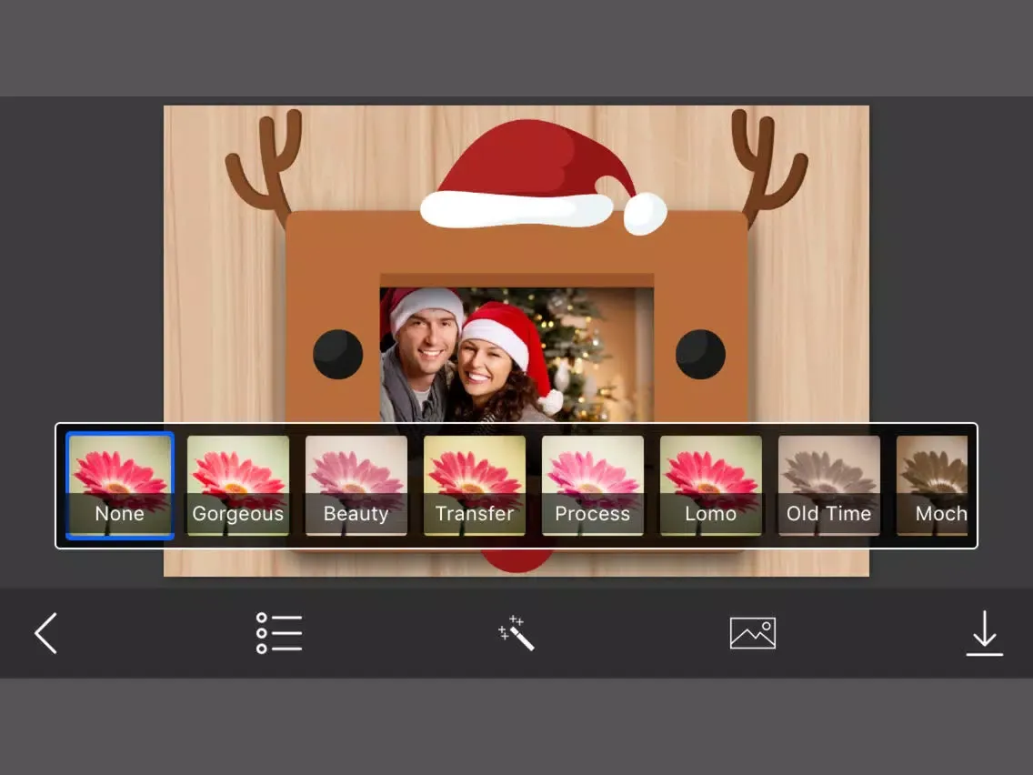 Christmas Photo Frame - Amazing Picture Frames & Photo Editor iPad  Ekran Görüntüleri