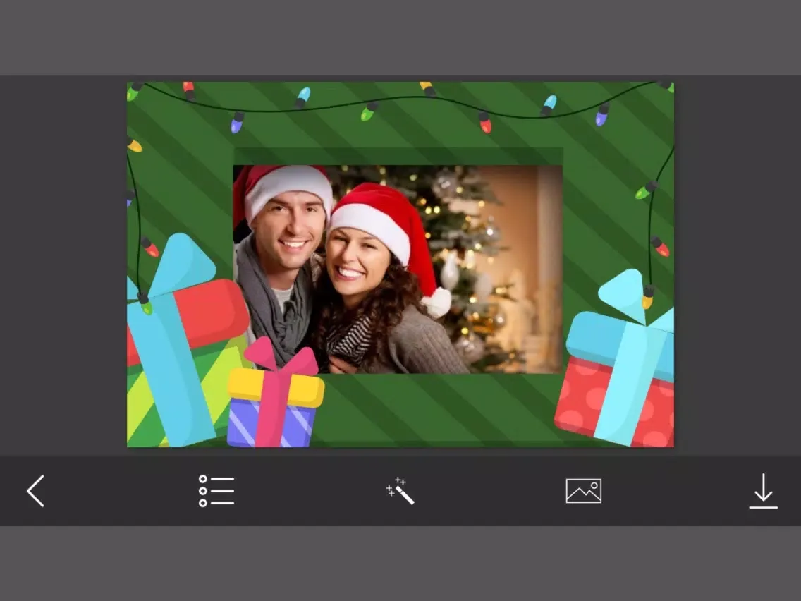 Christmas Photo Frame - Amazing Picture Frames & Photo Editor iPad  Ekran Görüntüleri
