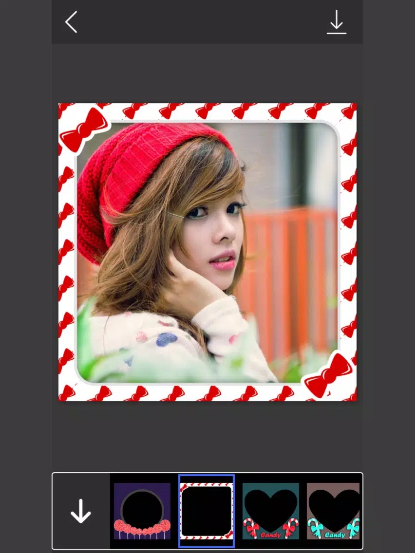 ภาพหน้าจอของ Candy Photo Frames - Creative Frames for your photo iPad 