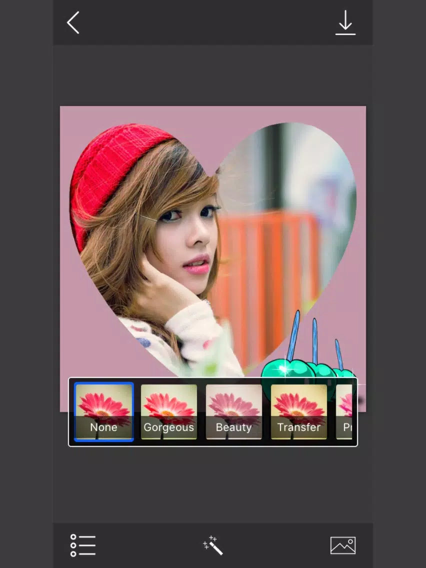 ภาพหน้าจอของ Candy Photo Frames - Creative Frames for your photo iPad 